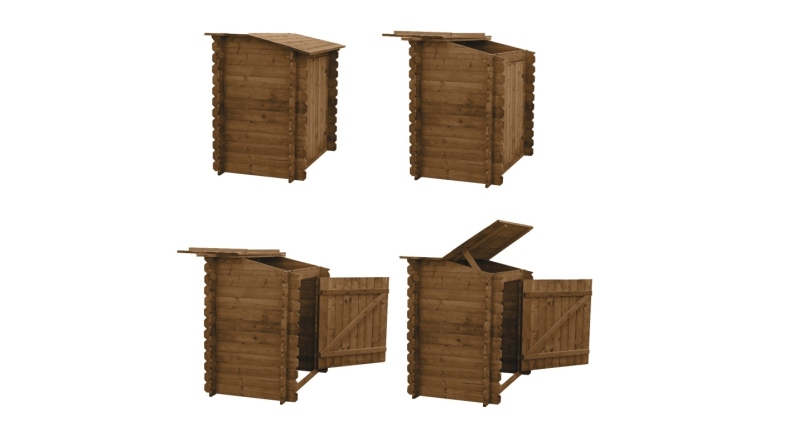 Piscina in legno 5.37x5.37 - H.1.31 m autoportante