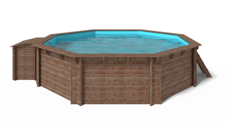 Piscina in legno 5.37x5.37 - H.1.31 m autoportante