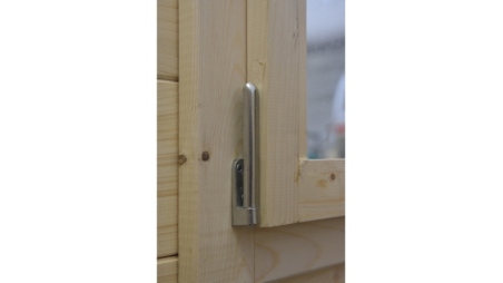 Casetta da giardino in legno - 36m2 - 6x6m - 40mm - colore: naturale