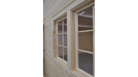 Casetta da giardino in legno - 30m2 - 6x5m - 40mm - colore: naturale