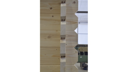 Casetta da giardino in legno - 30m2 - 6x5m - 40mm - colore: naturale