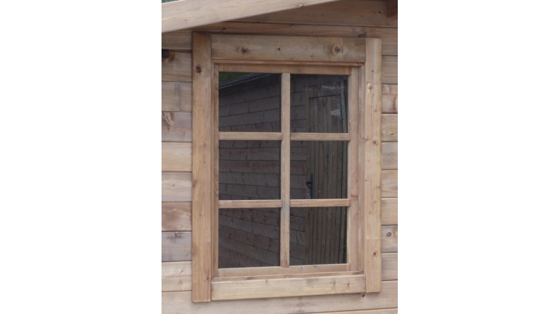 Casetta da giardino in legno - 20m2 - 5x4m - impregnata - 28mm - colore: marrone