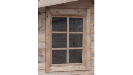 Casetta da giardino in legno - 20m2 - 5x4m - impregnata - 28mm - colore: marrone