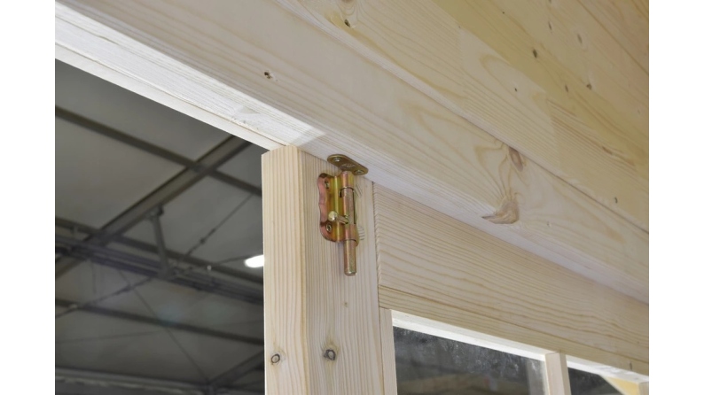 Casetta da giardino in legno - 11.7m2 - 3.9x3m - 34mm - colore: naturale