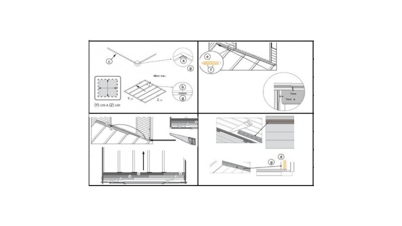 Casetta da giardino in legno con veranda e tettoia - 20m2 - 4x3m - impregnata - 28mm - colore: marrone