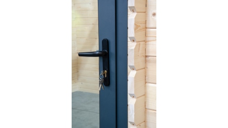 Casetta da giardino in legno - 15m2 - 5x3m - 28mm - colore: naturale