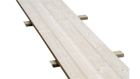 Pavimento di legno, 28 mm -  set 3m2 - non trattata con impregnante