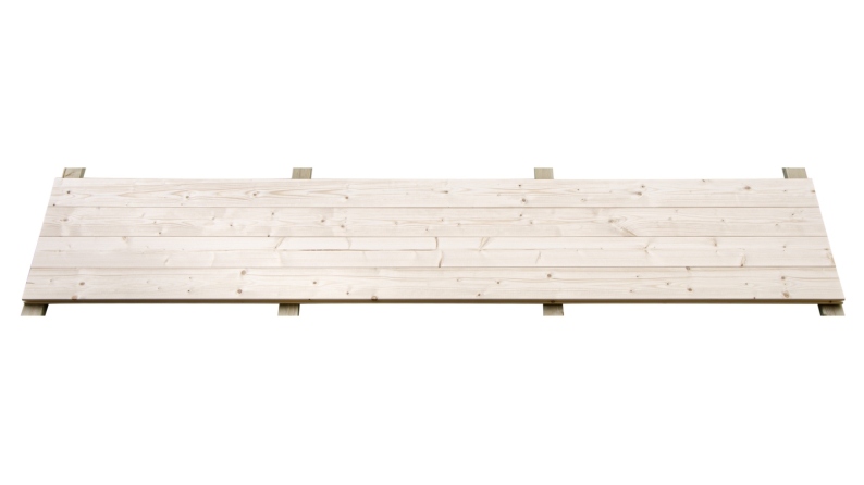 Pavimento di legno, 28 mm -  set 3m2 - non trattata con impregnante