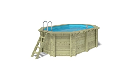 Piscina in legno Nemo 4.3x3 - H.1.31 m su telaio senza cementazione