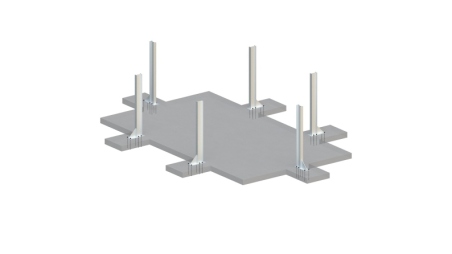 Piscina in legno Aqua 6.1x2.85 - H.1.31 m fissate su calcestruzzo esistente