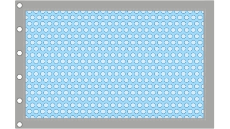 Copertura isotermica a bolle 7.97 x 3.82 m per piscina  BAS7309