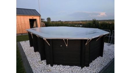 Telo invernale  5.95 x 3.65 m per piscina  BAS7304