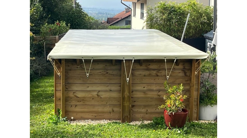 Telo invernale  6.26 x 3.01 m per piscina  BAS7307