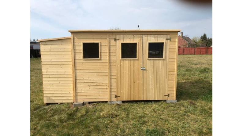 Casetta da giardino in legno 4.86 m2 - 2.7x1.8 m - 12.5 mm