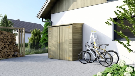 Armadio porta attrezzi da esterno 1.66x0.82 m H.1.86