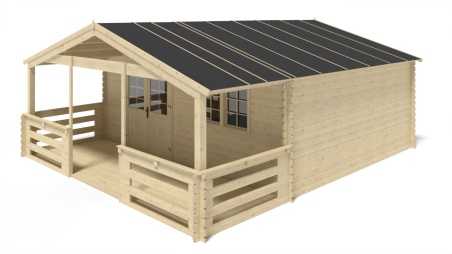 Veranda - 12 m2 - 6m x 2m - colore: naturale