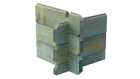 Casetta da giardino in legno - 9m2 - 3x3m - impregnata - 28mm - colore: verde