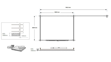 Casetta da giardino in legno - 17.4m2 - 5.79x3m - 28mm - colore: naturale