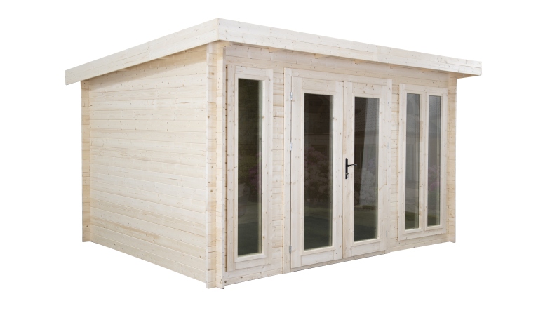 Casetta da giardino in legno - 12m2 - 4x3m - 34mm - colore: naturale