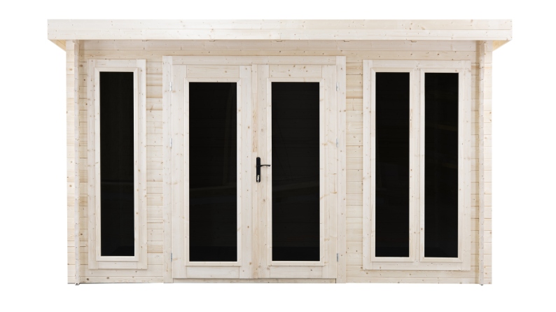 Casetta da giardino in legno - 12m2 - 4x3m - 34mm - colore: naturale