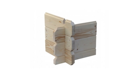 Casetta da giardino in legno - 5.7m2 - 1.9x3m - 28mm - colore: naturale