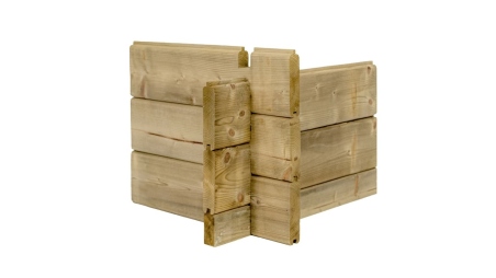 Casetta da giardino in legno - 6.25m2 - 2.5x2.5m - impregnata - 28mm - colore: verde