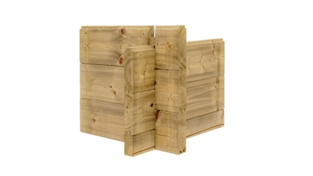 Casetta da giardino in legno - 12m2 - 4x3m - impregnata - 40mm - colore: verde