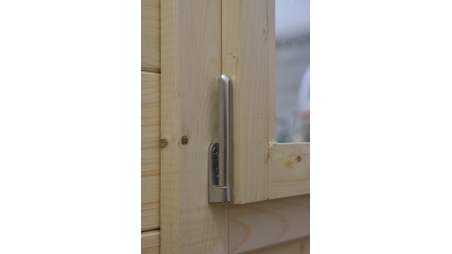 Casetta da giardino in legno - 30m2 - 6x5m - 40mm - colore: naturale