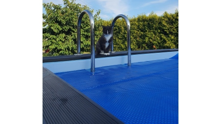 Copertura isotermica a bolle 2.96 x 2.96 m per piscina  BAS7301