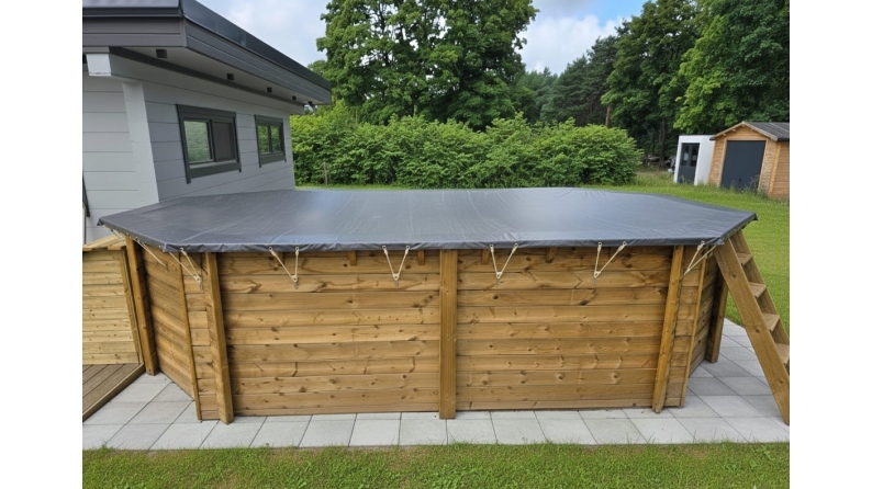 Telo invernale  7.16 x 3.91 m per piscina  BAS7308