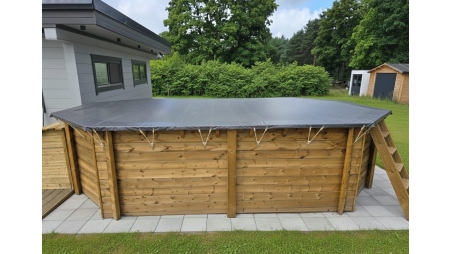 Telo invernale  7.16 x 3.91 m per piscina  BAS7308