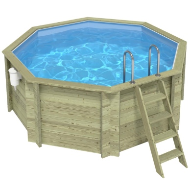 Piscina in legno Coral 3.25x3.25 - H.1.18 m autoportante