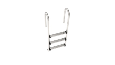 Scaletta per piscina a 3 gradini in acciaio inox