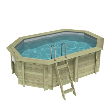 Piscina NEMO 4.3 x 3 - H.1.18 m, sabbia, con supporti da cementare