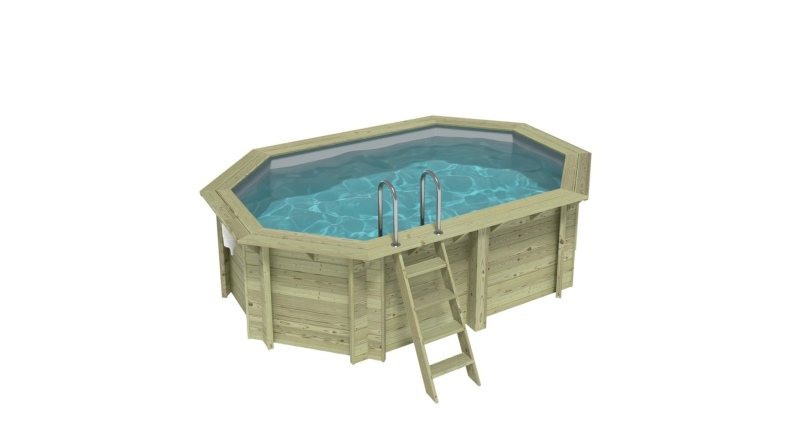 Piscina NEMO 4.3 x 3 - H.1.18 m, sabbia, con supporti da cementare