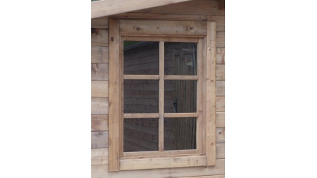 Casetta da giardino in legno - 20m2 - 5x4m - impregnata - 28mm - colore: marrone