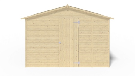 Chiosco per mercatini 9.42 m2 - 3.11x3.03 m - 19 mm