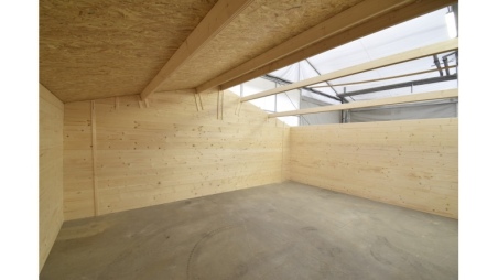 Casetta da giardino in legno - 30m2 - 6x5m - 40mm - colore: naturale