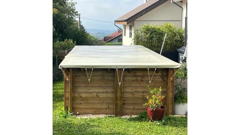 Telo invernale  6.26 x 3.01 m per piscina  BAS7307