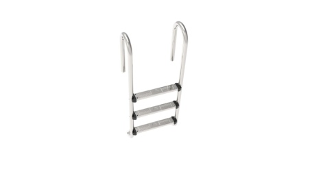 Scaletta per piscina a 3 gradini in acciaio inox