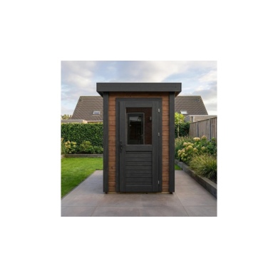 Casetta da giardino in legno Mira 1.59x1.59 m - 2.53 m2 - 28 mm - impregnata