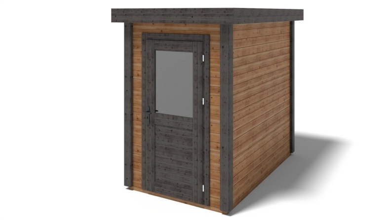 Casetta da giardino in legno Mira 1.59x2.59 m - 4.12 m2 - 28 mm - impregnata