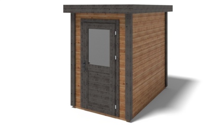 Casetta da giardino in legno Mira 1.59x2.59 m - 4.12 m2 - 28 mm - impregnata