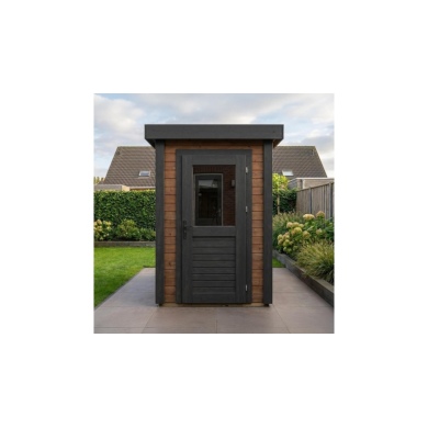 Casetta da giardino in legno Mira 1.59x3.09 m - 4.91 m2 - 28 mm - impregnata