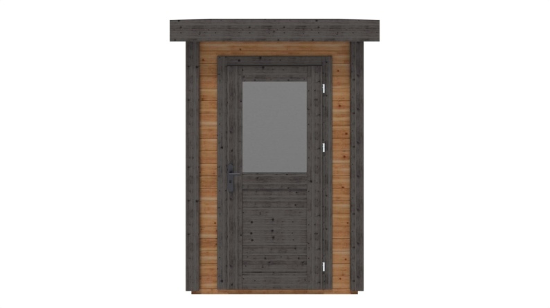 Casetta da giardino in legno Mira 1.59x3.09 m - 4.91 m2 - 28 mm - impregnata