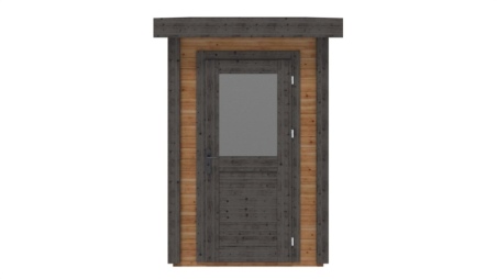 Casetta da giardino in legno Mira 1.59x3.09 m - 4.91 m2 - 28 mm - impregnata