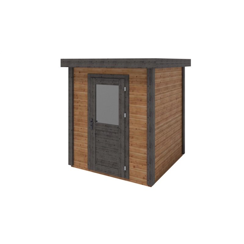 Casetta da giardino in legno  2.09x2.09 m - 4.37 m2 - 28 mm - impregnata