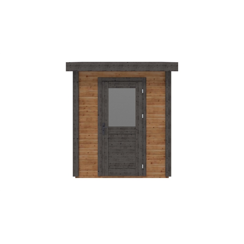 Casetta da giardino in legno  2.09x2.09 m - 4.37 m2 - 28 mm - impregnata