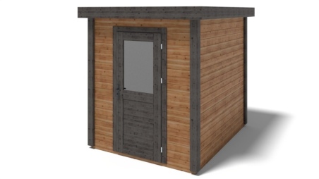 Casetta da giardino in legno Vala 2.09x2.59 m - 5.41 m2 - 28 mm - impregnata