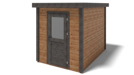 Casetta da giardino in legno Vala 2.09x3.09 m - 6.46 m2 - 28 mm - impregnata